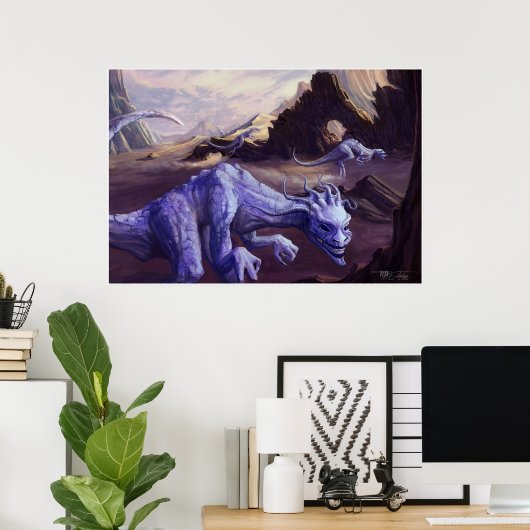 Die Träume der Lovecraft: Ghasten Poster (Heimbüro)