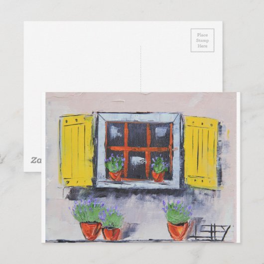 Die Träume der Provence Postkarte (Vorne/Hinten)