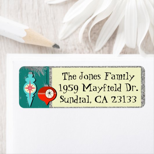 Die Träume der Retro-Weihnachtsfeiertage-Rücksende (Insitu)