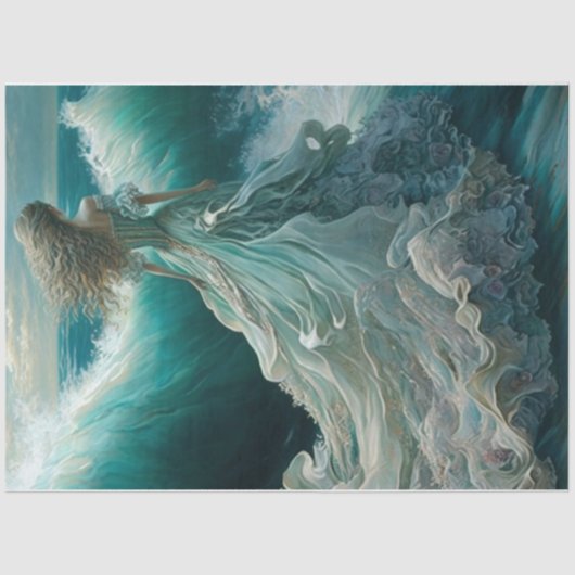 Die Träume des Meeres Seidenpapier (Vorderseite)