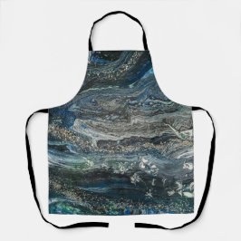 Die Träume des Ocean'20 abstrakte Malerei Serving Schürze