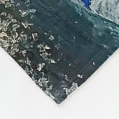 Die Träume des Ozeans 20 abstrakte Gemälde Meeresg Fleecedecke (Ecke)