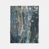 Die Träume des Ozeans 20 abstrakte Gemälde Meeresg Fleecedecke (Vorderseite)