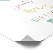 Die Träume eines kleinen Mondes beginnen die Dekor Poster (Ecke)