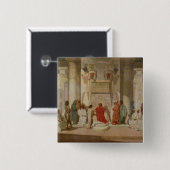 Die Träume erklärenden Pharaos Josephs Button (Vorne & Hinten)