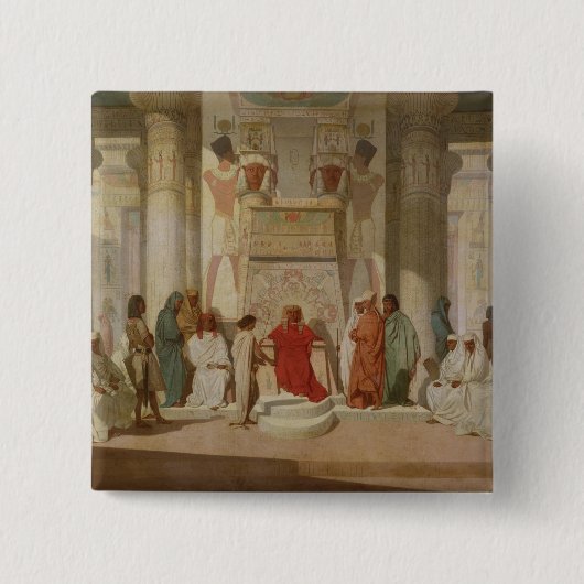 Die Träume erklärenden Pharaos Josephs Button (Vorderseite)