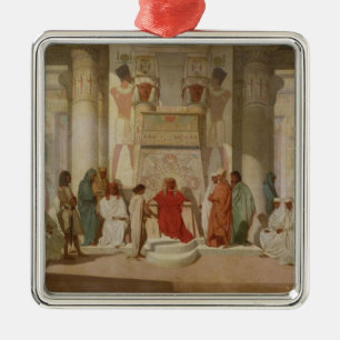 Die Träume erklärenden Pharaos Josephs Silbernes Ornament