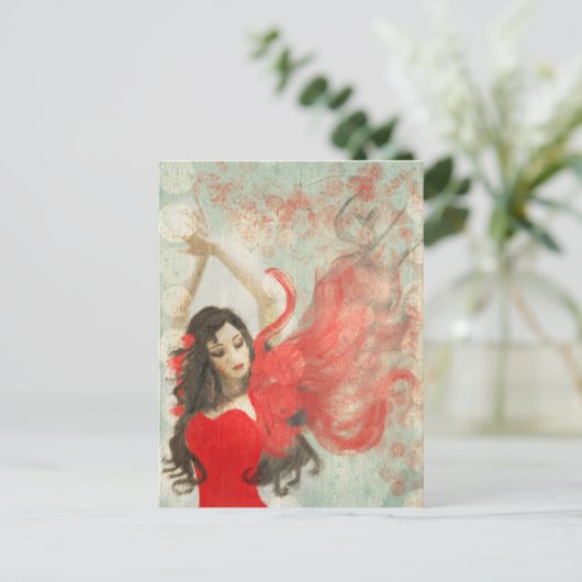 Die Träume Spaniens Postkarte (Stehend Vorderseite)