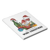 Die Träume von einem Wein Weihnachten Notizblock (angewinkelt)