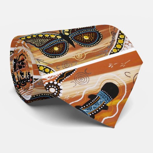 Die träumende Krawatte der Aborigines (Gerollt)