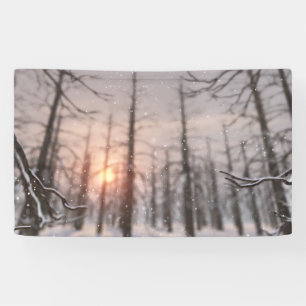 Die Traumfahne einer Winter-Nacht Banner