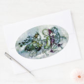 Die Traumfeerien der Sommernacht Ovaler Aufkleber (Umschlag)