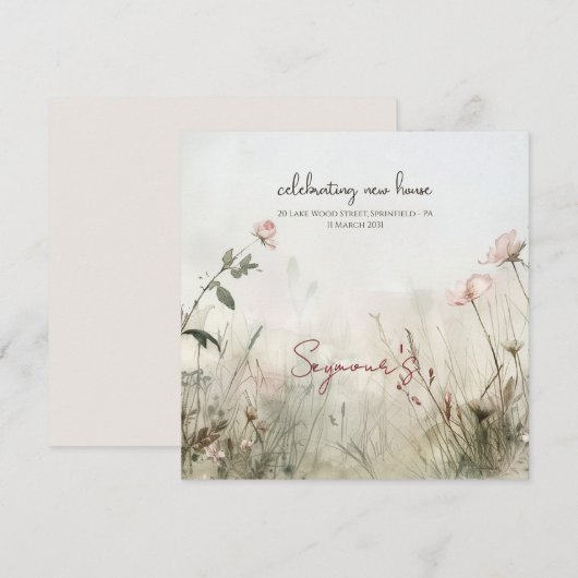 Die traumhafte Aussicht auf Frühlingsblumen (Vorne/Hinten)