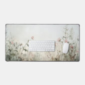 Die traumhafte Aussicht auf Frühlingsblumen Schreibtischunterlage (Tastatur & Maus)