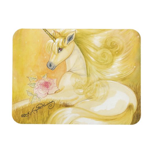 Die traumhafte goldene Einheit Magnet (Horizontal)