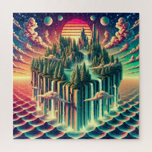 Die Trauminsel: Eine metaphorische Reise Puzzle (Vertikal)