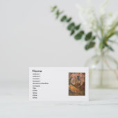 Die Traumkarte für die Mitternacht Visitenkarte (Stehend Vorderseite)