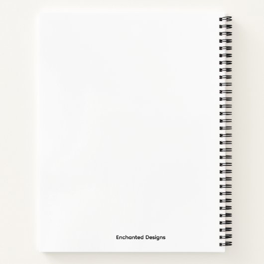 Die Traumlandschaft im WaldNotebook Notizblock (Rückseite)