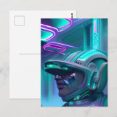 Die Traumpolizei - Vaporwave Art Postkarte (Vorne/Hinten)