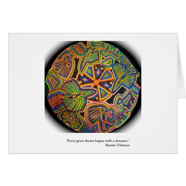 Die Traumschildkrötenkarte (Vorderseite (Horizontal))