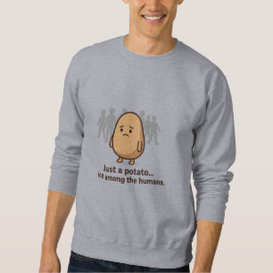 Die traurige Kartoffel und die abgelegene Menschen Sweatshirt