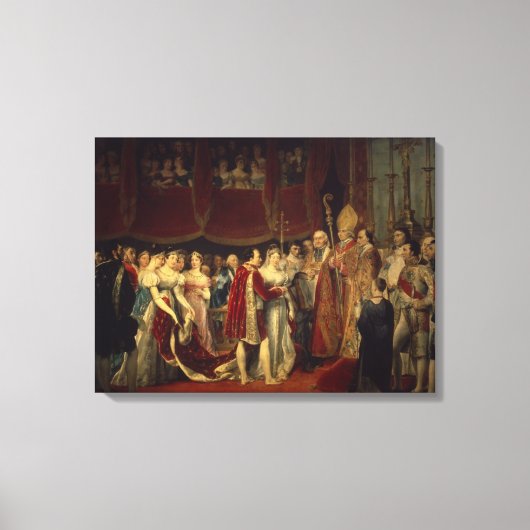 Die Trauung Leinwanddruck (Vorderseite)