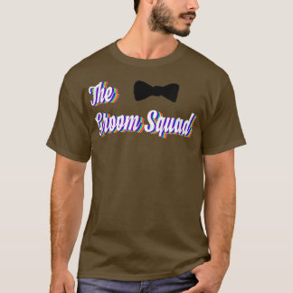 Die Trauzeuge des Groomplätzes geben Bachelor Part T-Shirt