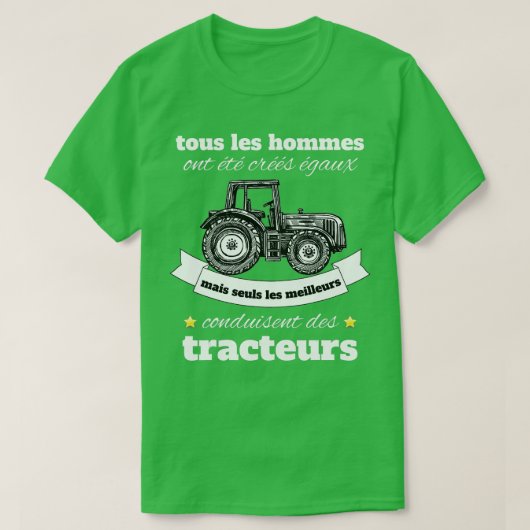 Die Trauzeuge fahren Traktoren T-Shirt (Design vorne)
