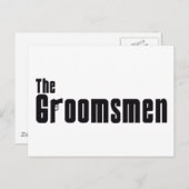 Die Trauzeuge (Mafia) Postkarte (Vorne/Hinten)