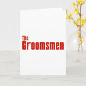 Die Trauzeugen (Mafia Red) Karte (Gelbe Blume)