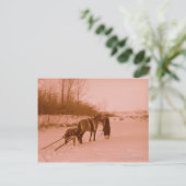 Die Travois Postkarte (Stehend Vorderseite)