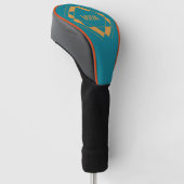 Die Treiberabdeckung für das Monogramm in geometri Golf Headcover (angewinkelt)