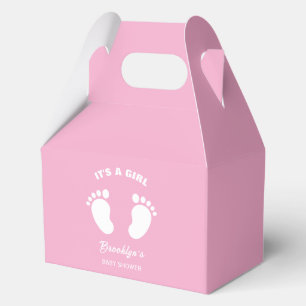 Die trendige Babydusche aus Girl Fun in Rosa Geschenkschachtel