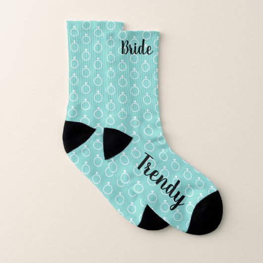 Die trendige Braut Brautparty Wedding Party Socken (Paar)
