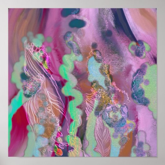 Die trendige Dekoration der Abstrakten Kunst (Vorne)