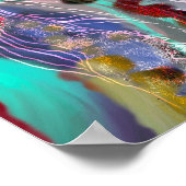 Die trendige Dekoration der Abstrakten Kunst (Ecke)