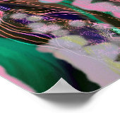 Die trendige Dekoration der Abstrakten Leinwand (Ecke)