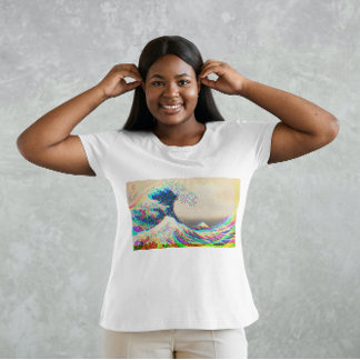 Die trendige Große Welle vor Kanagawa T-Shirt