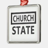 Die Trennung der Kirche und des Staat - 1. Silbernes Ornament (Links)