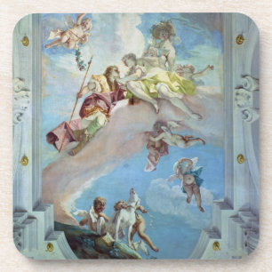 Die Trennung von Venus von Adonis, 1707-08 Untersetzer