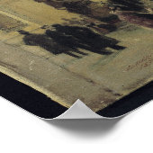 Die Treppe der Oper, 1877 Poster (Ecke)