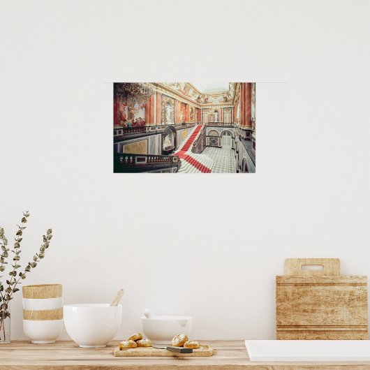 Die Treppe des Staat Poster (Küche)
