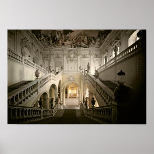 Die Treppe, gebaut 1719-44 Poster