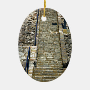 Die Treppe Keramikornament