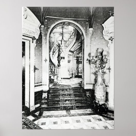 Die Treppe von Vestibule und Onyx Poster (Vorne)