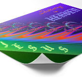 Die Treppe zum Himmel ist Jesus Christus Poster (Ecke)