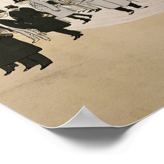 Die Treppe zur Großseite Poster (Ecke)