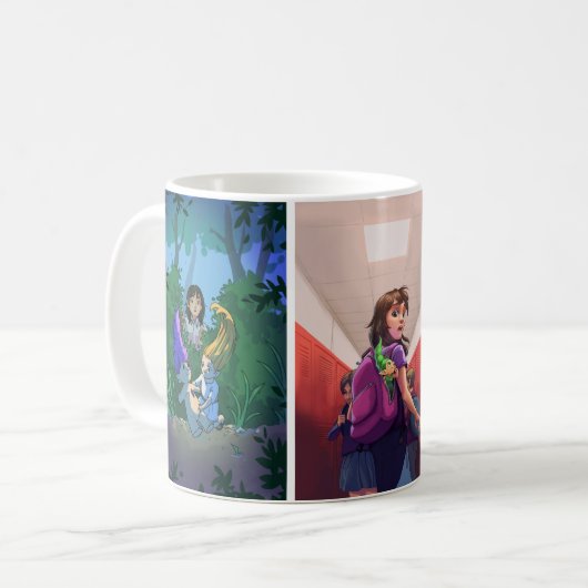 Die Trilogie-Tasse der Trollserie Kaffeetasse (Vorderseite Links)