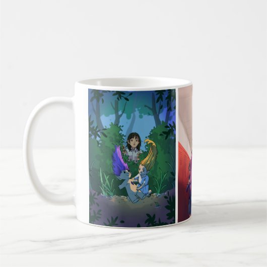 Die Trilogie-Tasse der Trollserie Kaffeetasse (Links)