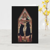 "Die Trinity"-Grußkarte Karte (Gelbe Blume)